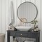 Flash Furniture 36" Round Black Metal Framed Accent Wall Mirror RH-M003-RD91MB-BK-GG - alternate 3